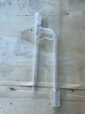 Pyrex 24/40 Lab Glassware Transfer Valve Control 3611 USA Connector Connection • $39.99