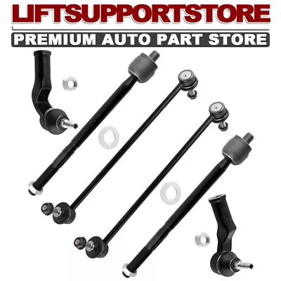 Front Inner Outer Tie Rods & Sway Links Steering & Suspension Kit 6PCS For Volvo • $39.80