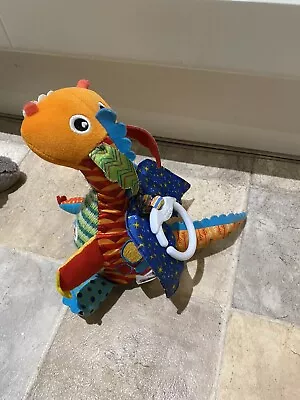 LAMAZE Flip Flap Dragon Clip On Pram And Pushchair Newborn Baby Toy Sensory To • £5