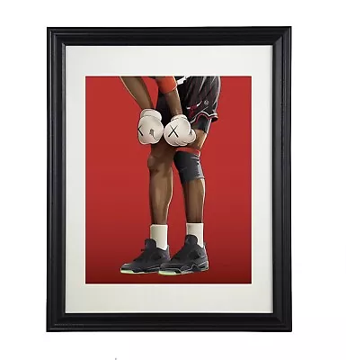 Michael Jordan Art “Chicago Bulls” Matte And Framed • $79