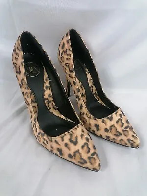 £15 • Buy Missguided Leopard Print High Heels Court Shoes Size 4 