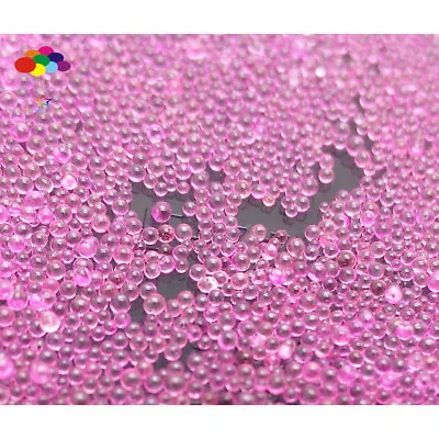 100000 Pcs 12g Glass Dark Pink Bright Micro Beads No Hole 0.6-0.8mm Nail Art • $0.99