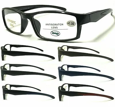 £4.99 • Buy 152 High Quality Men Sports Style Reading Glasses/Super Fashion Comfort Designed