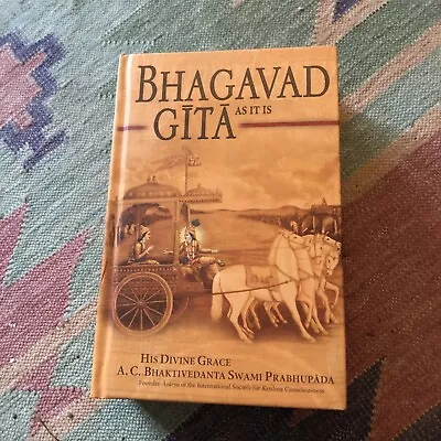 Bhagavad Gita As It Is A. C. Bhaktivedanta Swami Prabhupaa Hardback • £1