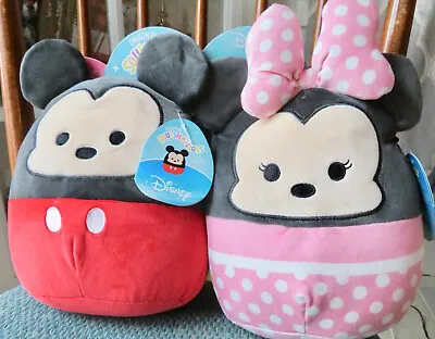 Disney Squishmallow Christmas 12” Mickey & Minnie Mouse - New On Sales Card • $29.95