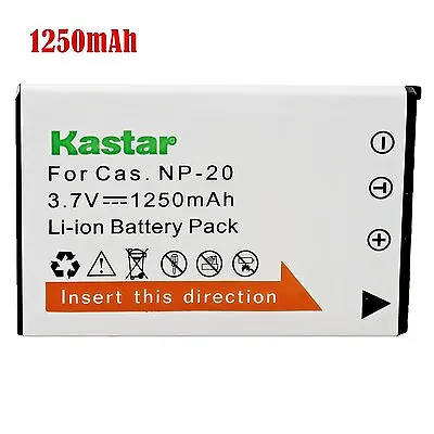 $6.98 • Buy 1x Kastar Battery For Casio NP-20 Exilim EX-Z8 EX-Z11 EX-Z60 EX-Z65 EX-Z70