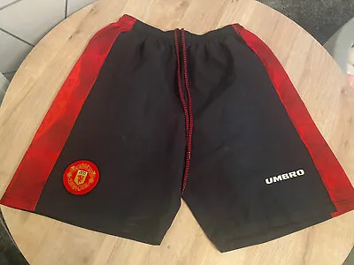 Match Worn Manchester United Ladies Shorts UMBRO 1996/97 - Read Description • £29.99