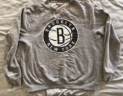 Mitchell & Ness Brooklyn Nets Sweatshirt XL • £35.88