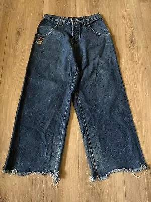 Vintage JNCO Jeans 31x28 179 Pipes 1990s Baggy Y2K Kikwear GAT Menace MacGear • $135