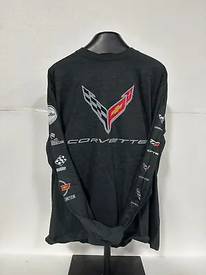 Corvette Collage C1C2C3C4C5C6C7C8 Mens Long Sleeve T-Shirt • $39.99