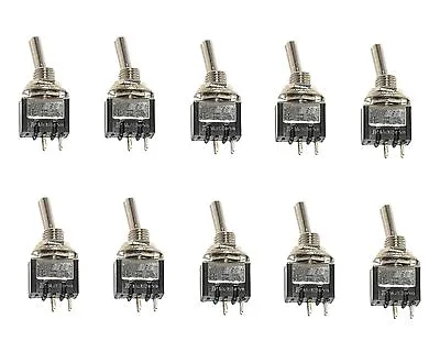 10 ON/OFF SPST Mini Toggle Switches • $7.99