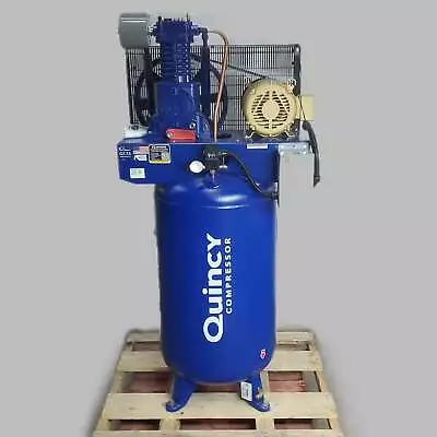 QUINCY QT Pro 7.5 HP 80 Gallon Air Compressor Two-Stage 208V 3Phase 473DS80VCB20 • $2310