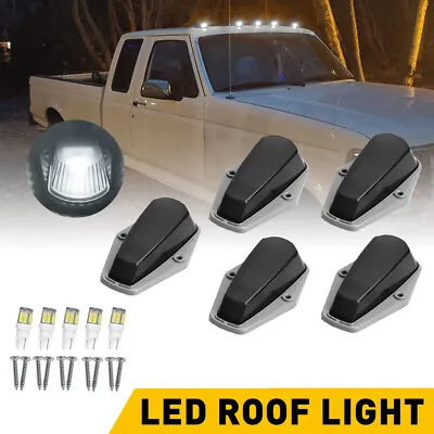 5Pcs For Ford F150 F250 F350 Running Roof Top Cab Clearance Led Lights White EXD • $27.99