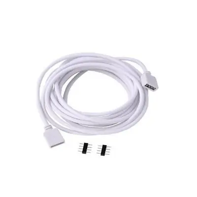 £4.49 • Buy 2.5M RGB LED Strip Light Extension Cable 4Pin Connector Wire Power Adapter