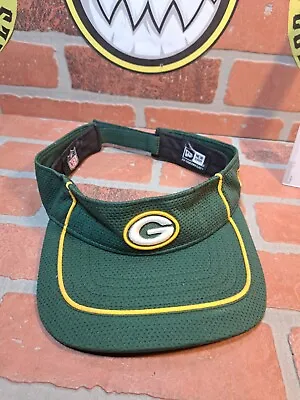 Packers Green Bay Visor Style Cap NFL Adjustable Adult New Era Hat • $12.97