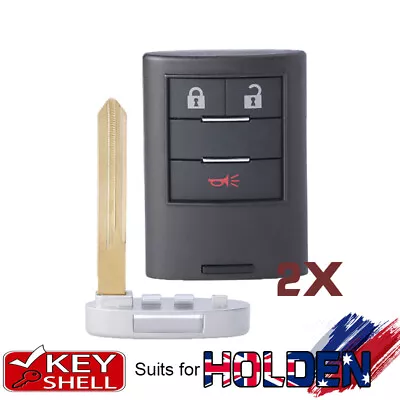 2 Smart Remote Key Shell Fob For Holden Captiva CG7 2014 2015 2016 2017 2018 • $44.90