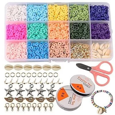 £9.99 • Buy Zesnice Clay Bead Jewellery Bracelet Making Set