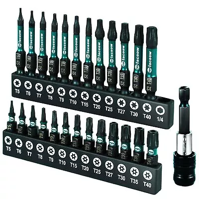 Facoow Torx Bit Set(T5-T40) 26 Pack Security Torx Bits Set With Magnetic Tamper • $19.25