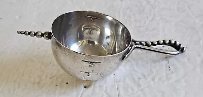 VINTAGE SILVER PLATE  2 Oz JIGGER SHOT CUP • $19.37