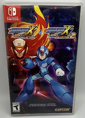 Mega Man X: Legacy Collection 1 + 2 Nintendo Switch Game W/Case • $20.48