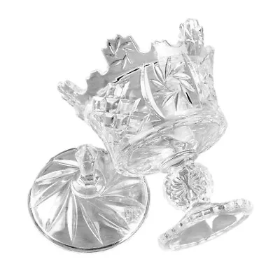 Clear Glass Candy Dish Candy Buffet Jars Kitchen Canning Cereal • £22.49