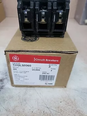 1- NEW General Electric THQL32060 3p 60a 240v Circuit Breaker • $69.29