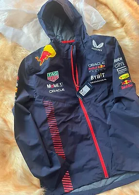 Unisex Castore Navy Red Bull Racing 2023 Team Water-Resistant Full-Zip Jacket XL • $140