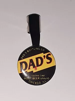 Vintage Dad's Root Beer Soda Advertising Pencil Pen Metal Clip Top Topper • $4.99