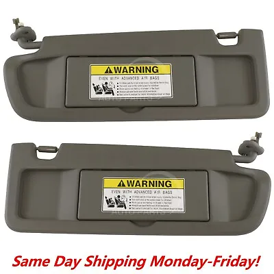 Sun Visor DARK GRAY Atlas PAIR For 2006-2008 Honda Civic Left & Right Visor SET • $32.95