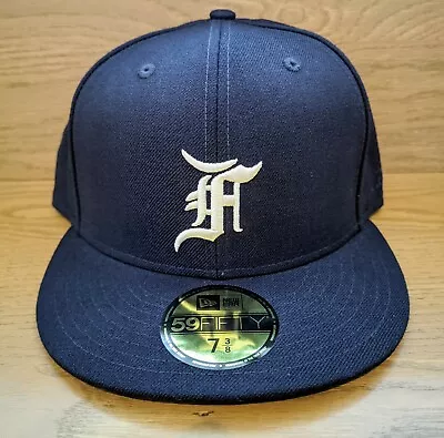 $59.95 • Buy FOG Hat - Fear Of God X New Era Fitted Cap - Navy - 100%DS - SOLD OUT