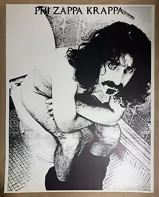 PHI ZAPPA KRAPPA VINTAGE 1970's FRANK ZAPPA #1 HEADSHOP TOILET POSTER -NICE! • $49.95