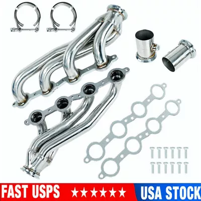 Stainless Steel Truck Headers For 60-86 C-10 LS Chevy GMC LS1 LS2 LS3 LS6 LS9 • $165.99