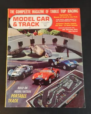 $11 • Buy Model Car & Track Magazine Oct 1964  Kit Build And Slot Racing ( See Pics )