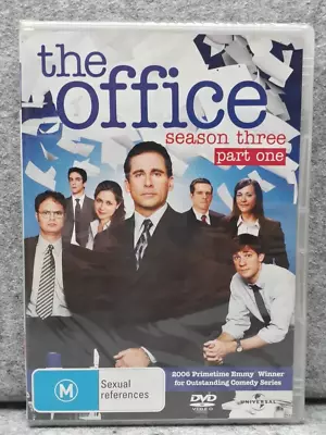 NEW: THE OFFICE Season 3 Part 1 Comedy TV Series DVD Region 4 PAL Free Fast Post • $9