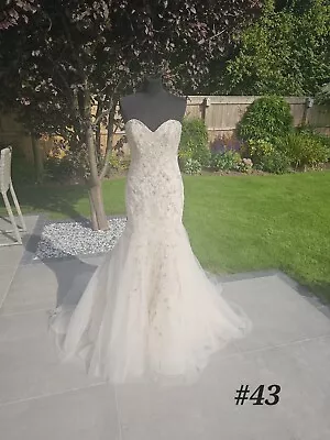 Fishtail / Mermaid Wedding Bridal Dress Size 12 Ex Sample Sale Reduced  • £145