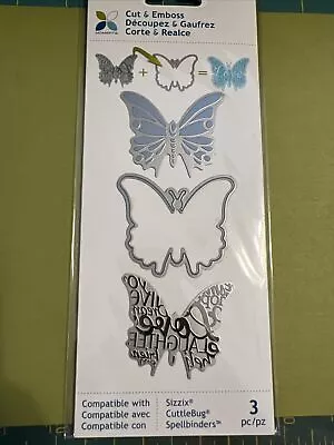 Cut & Emboss Butterflies ~ 3 Pieces • $5.99