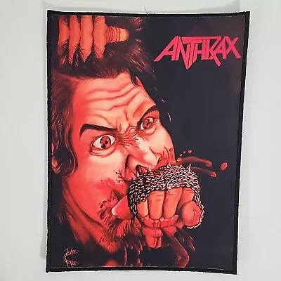 . ANTHRAX Fistful Of Metal BACK PATCH BIG Printed Band Logo • $19.89