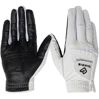 Bionic Men's Right Hand Relax Grip 2.0 Golf Glove - Black • $18.50