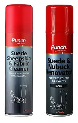 £7.95 • Buy Punch Suede Nubuck Renovator Shoes Boots Trainers Colour Restoration Spray Dye
