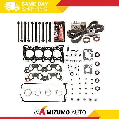 Head Gasket Set Timing Belt Kit Fit 92-95 Honda Civic VTEC 1.6 D16Z6 • $127.95