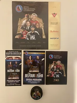 MARTIN BRODEUR Hockey Hall Of Fame HHOF 2018 LOT Martin St. Louis  • $79.20