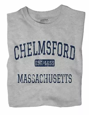 Chelmsford Massachusetts MA T-Shirt EST • $18.99