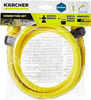 Karcher (26451220) 1.5m Hose Connection Set With Connectors • £15.81