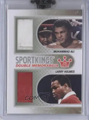 2010 Sportkings Series D Double Memorabilia Silver Muhammad Ali Larry Holmes • $114.62