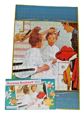 Norman Rockwell Jigsaw Puzzle 500 First Trip Beauty Shop 1972 Vintage Art • $11.50