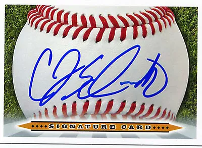 C.J. EDWARDS Signature Card AUTO Signed 2013 Cubs • $9.99