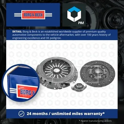 Clutch Kit 3pc (Cover+Plate+Releaser) HK2099 Borg & Beck Top Quality Guaranteed • $102.60