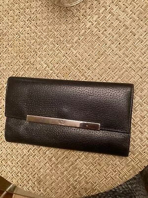 $97.50 • Buy Gucci Wallet - Black Leather - Vintage - Good Condition