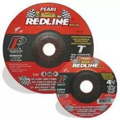 DCRED45 4-1/2  X 1/4  X 7/8  Redline Grinding Dics Depressed Center Wheel (25/b • $55