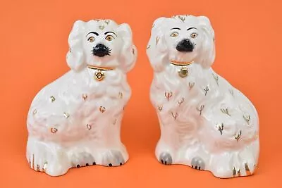 Beswick 1378-6 Pair Of King Charles Spaniel Dog Figurines Vintage Ceramic • £19.99